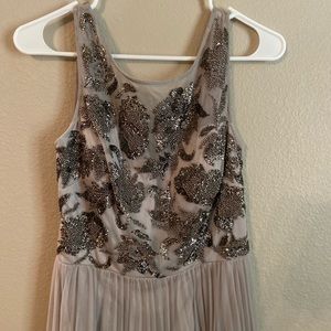 David’s bridal grey dress